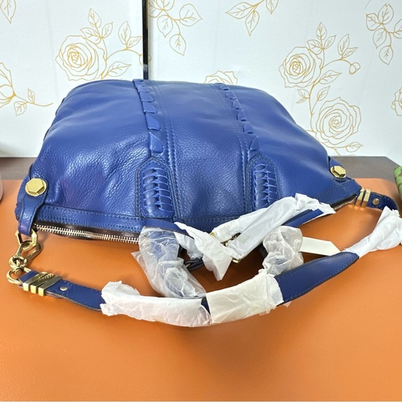 🔵 NWT orYany Royal Blue Leather Satchel Bag - Beautiful Firm Price - Picture 9 of 16